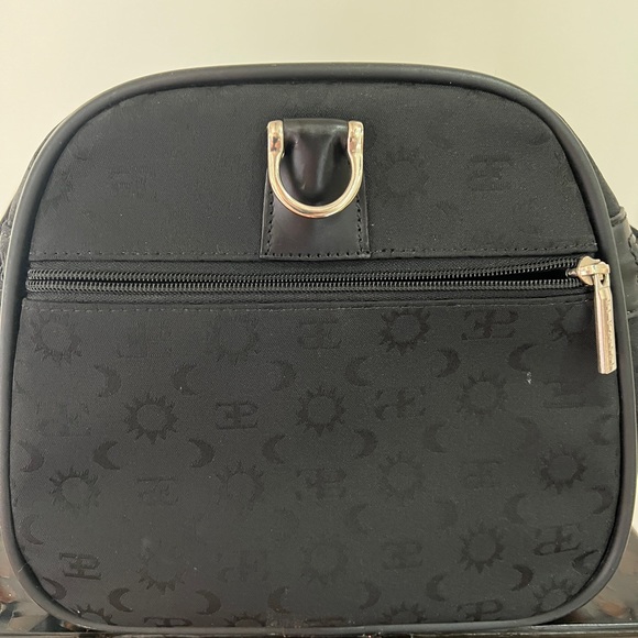 EL PORTAL luggage, “train case,” Iconic brand,black monogram, 13 x 10x 9, EUC - Picture 9 of 13